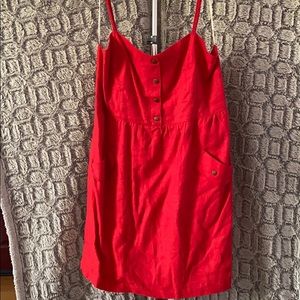 Forever 21 Red/orange strappy dress